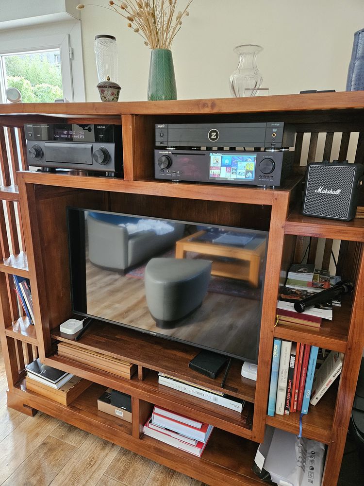 Biblioth�que / meuble TV Hifi en Teck massif 250 Bagnols-sur-C�ze (30)