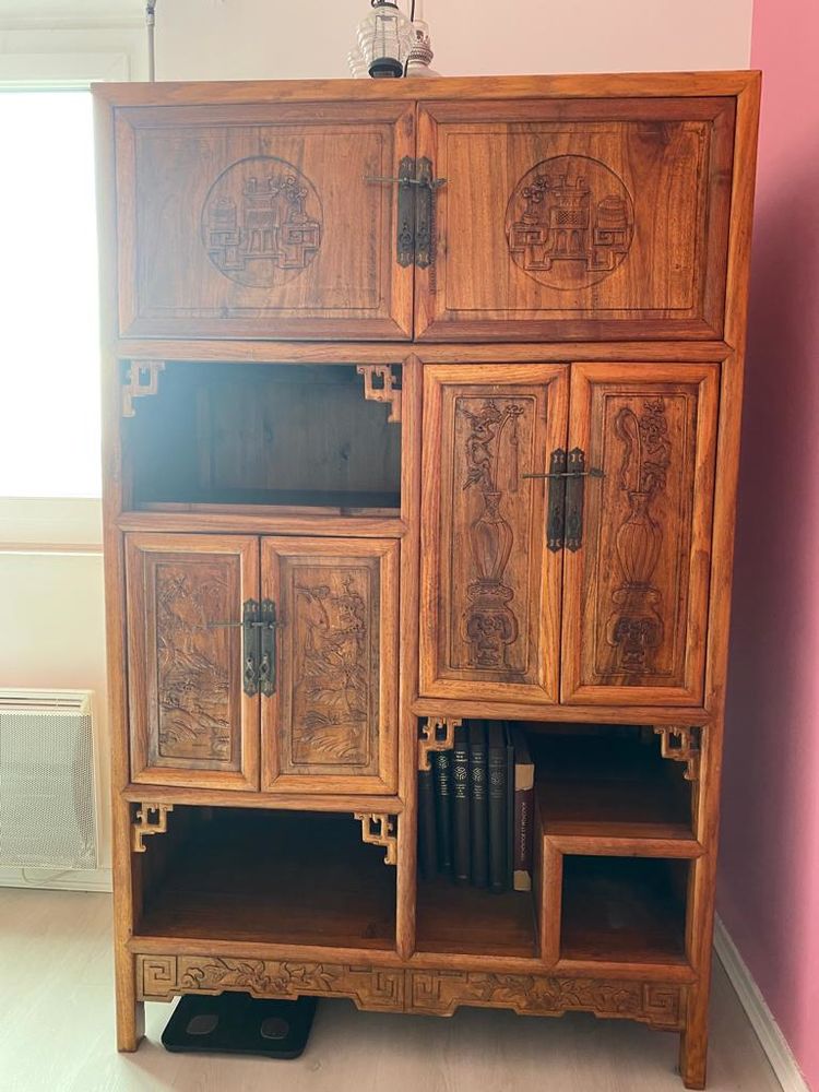 biblioth�que, meuble de rangement en bois massif 275 Montigny-l�s-Cormeilles (95)