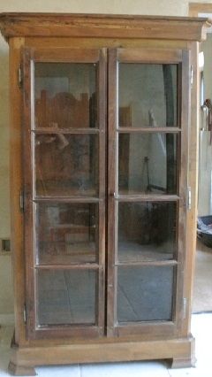 biblioth�que noyer et ch�ne style Louis Philippe
250 Cavaillon (84)