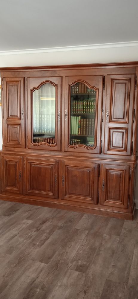 BIBLIOTHEQUE EN NOYER MASSIF 1400 Villeneuve-sur-Lot (47)