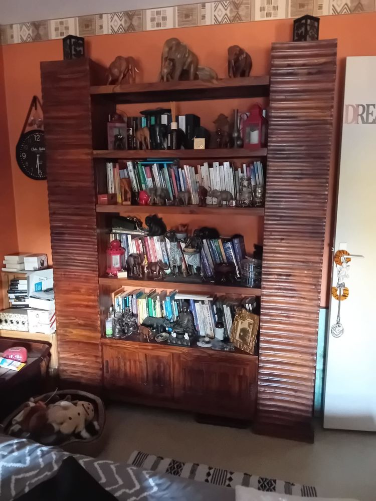 Biblioth�que en palissandre la maison coloniale en 3 parties 800 Wittenheim (68)