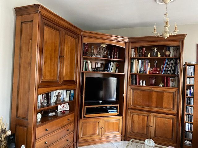 Biblioth�que-TV-HI-FI-Bar et rangements. 450 D�cines-Charpieu (69)