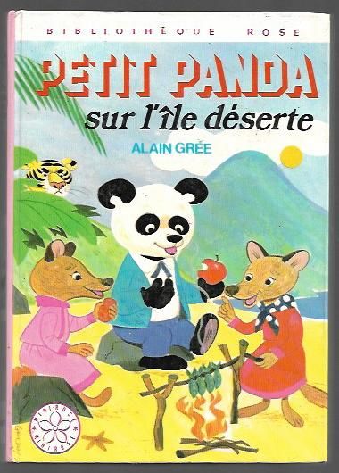 bibliotheque rose - petit panda sur l'ile deserte - 1975 0 Foug�res (35)
