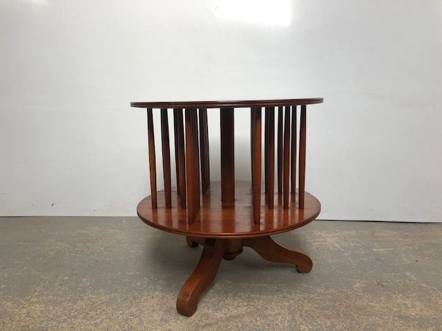 Biblioth�que tournante merisier 250 Gu�c�lard (72)