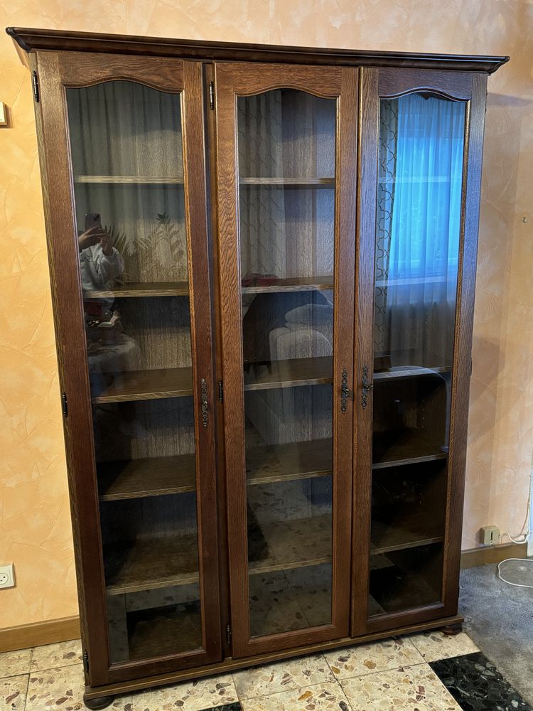 Biblioth�que vitr�e bois 100 Moussy-le-Vieux (77)