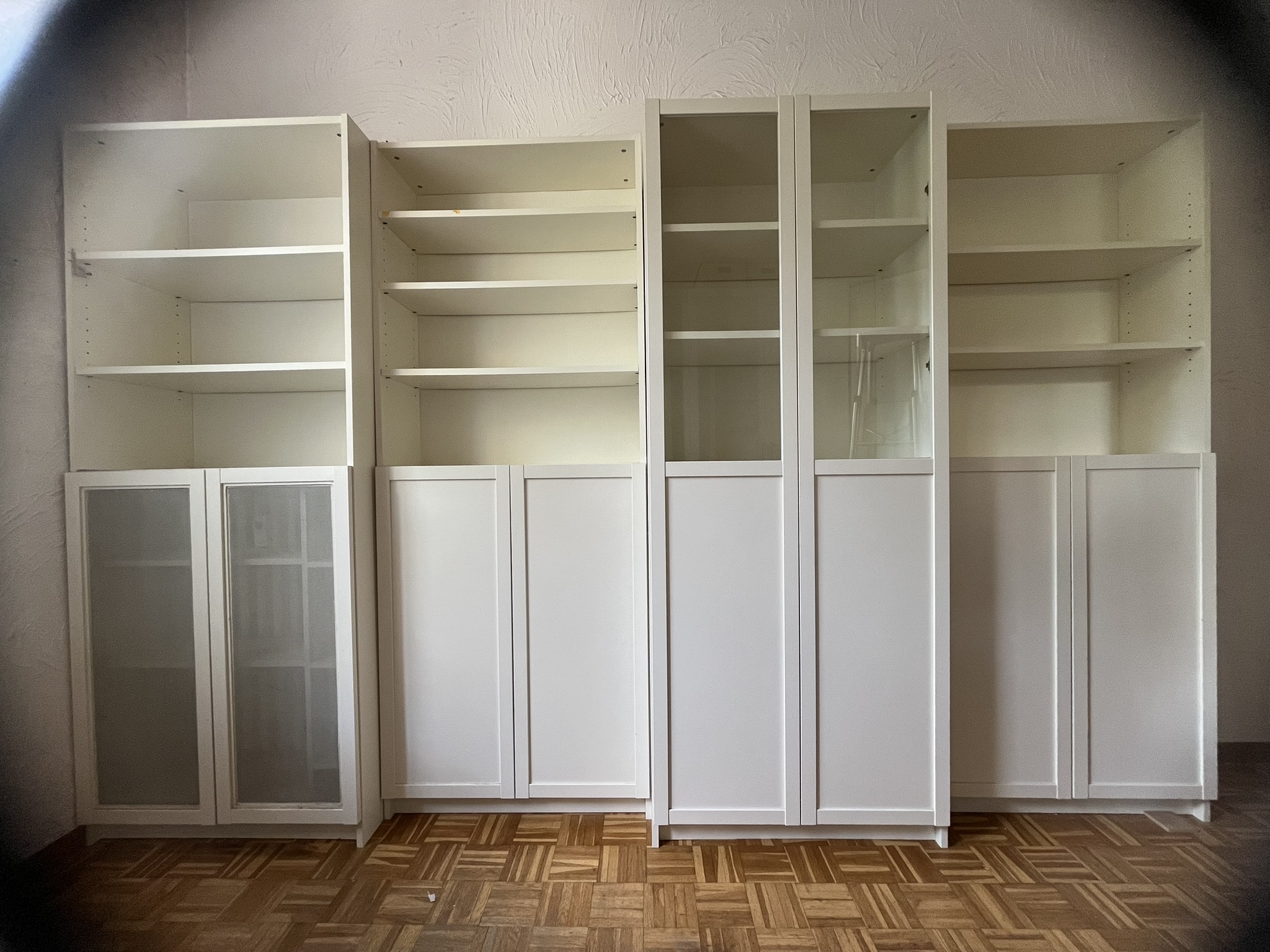 Lot de 4 biblioth�ques Ik�a BILLY Blanc 150 Nice (06)