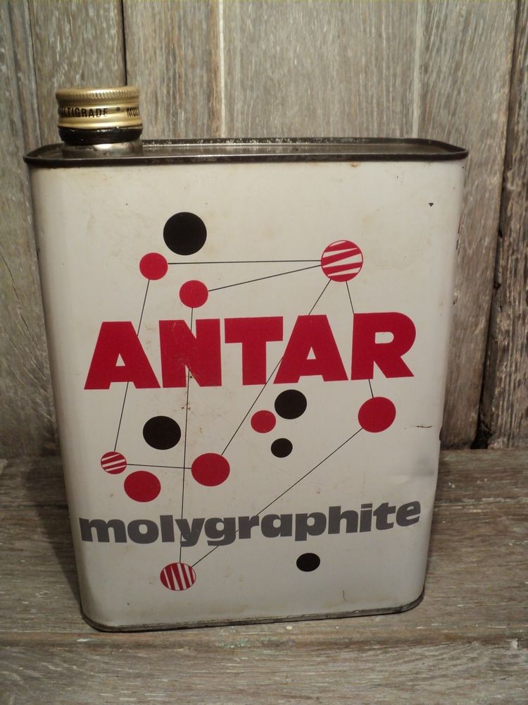 Bidon Huile Publicitaire ANTAR Molygraphite 2L 20 Loches (37)
