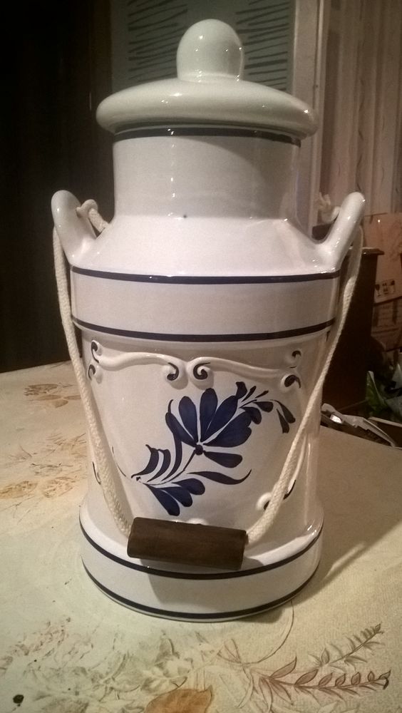 Bidon/pot á lait déco céramique vintage. 15 Flers-en-Escrebieux (59)