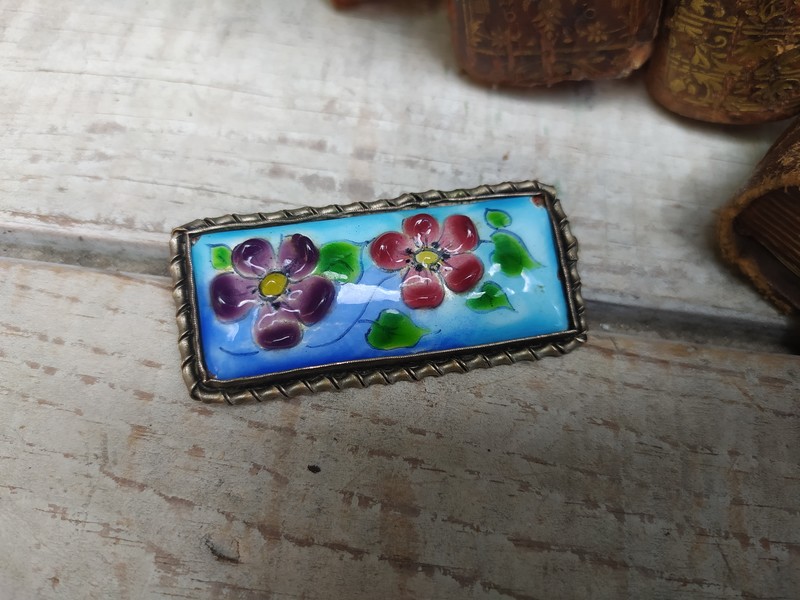 Bijou Broche �maux du Vivarais  24 Loches (37)