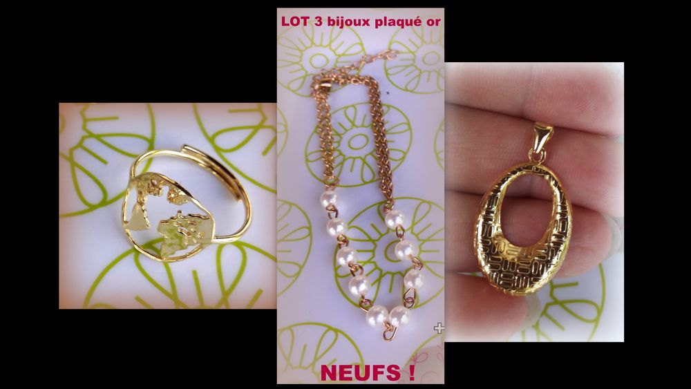 LOT de 3 Bijoux plaqu� or neufs 50 Chalon-sur-Sa�ne (71)