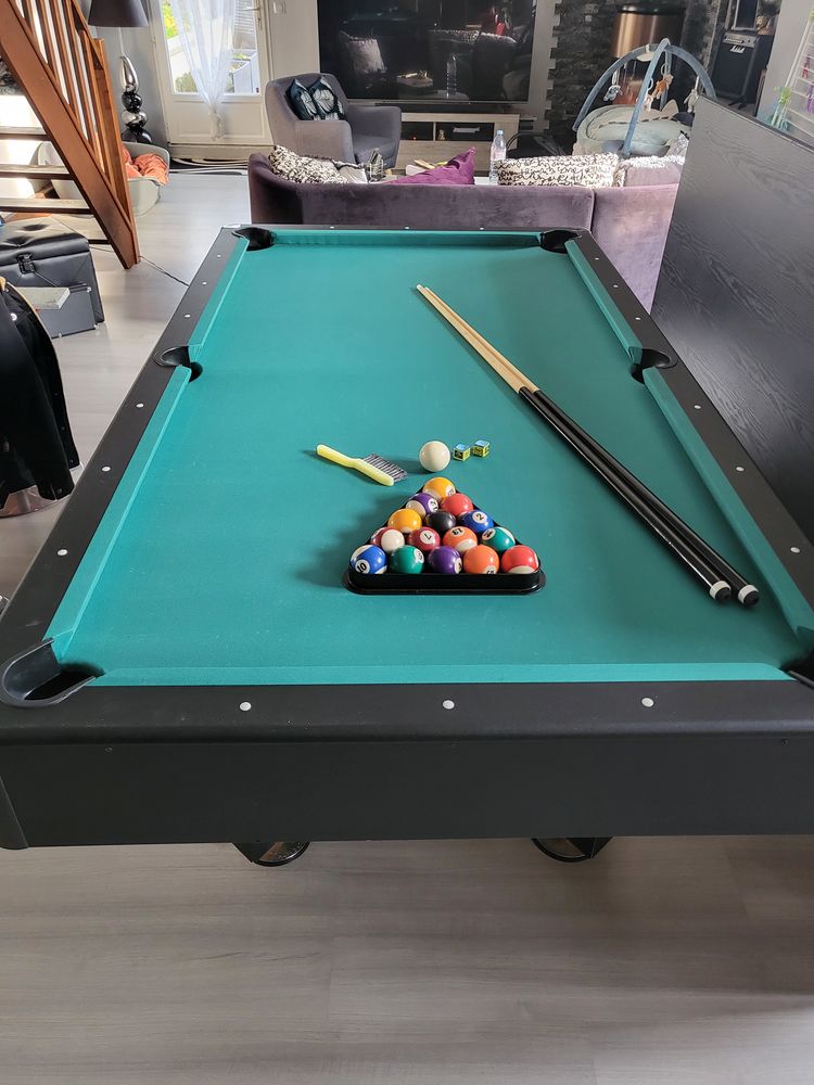 Billard am�ricain convertible en table 500 Cantiers (27)