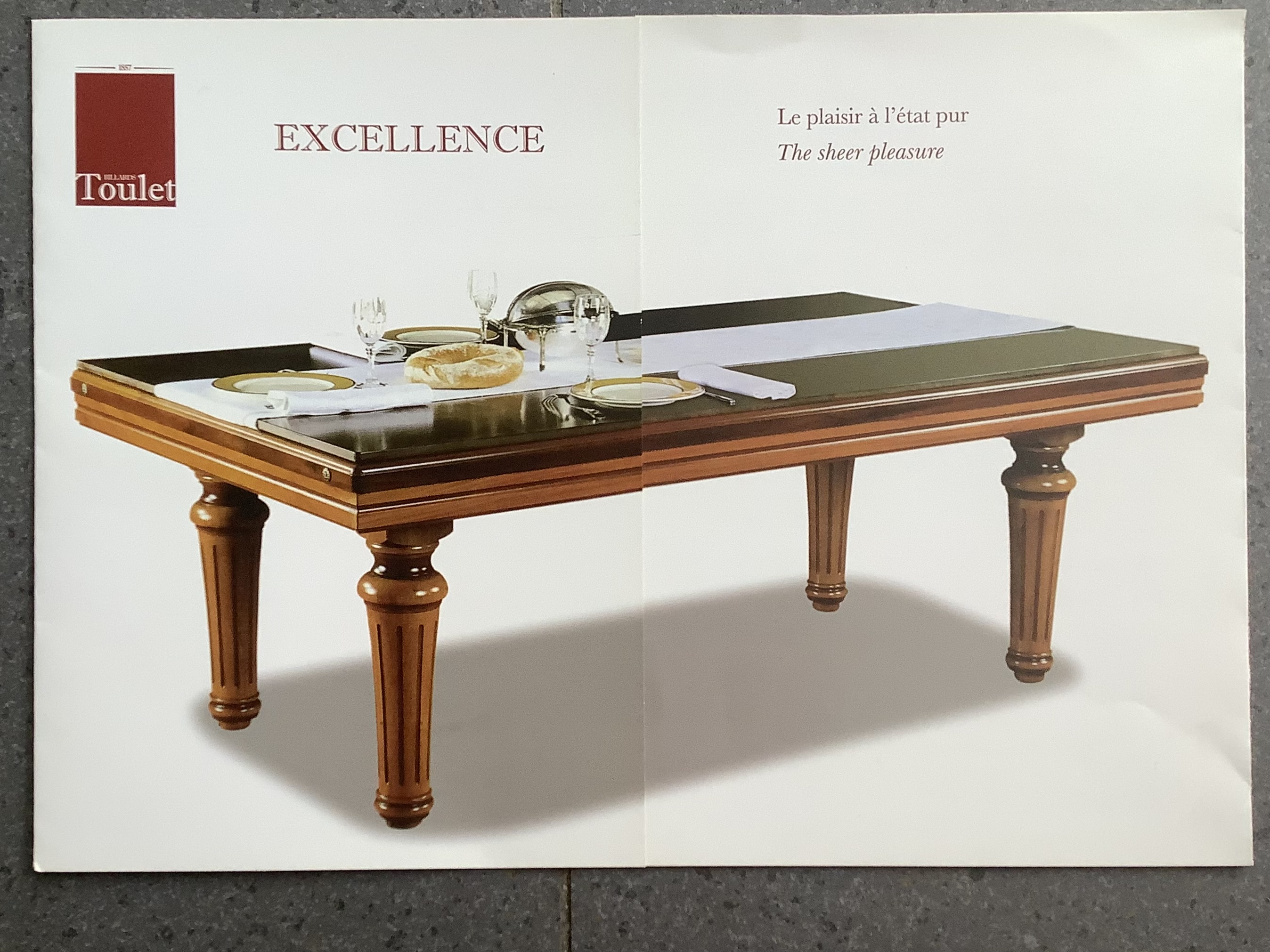 Billard excellence 240 snooker Toulet 3500 Nice (06)