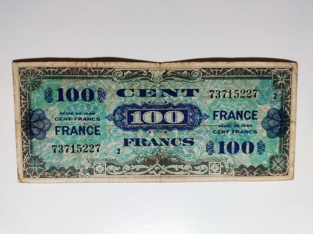 billet am�ricain de la lib�ration  ann�e 1944 15 Dolus-d'Ol�ron (17)