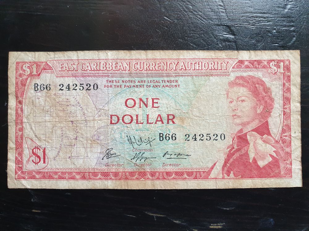 Billet one dollar Cara�bes 15 Bordeaux (33)