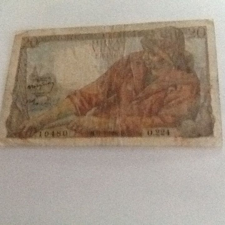 Billet francais de 20 francs 0 Noisy-le-Grand (93)