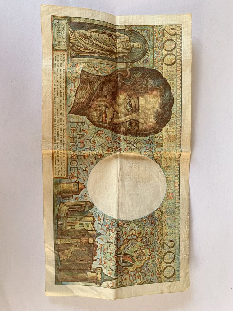Billet de 200 francs 1981 Montesquieu. Numismatique Billet Franc 19 Pierrelaye (95)