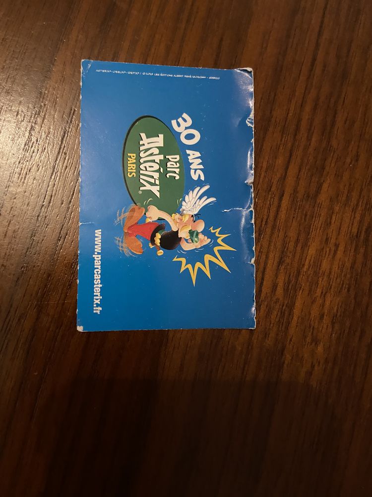 billet 1 place parc Ast�rix 30 La Ville-du-Bois (91)