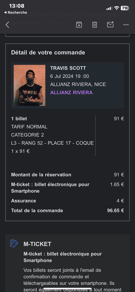 Billet Travis Scott 75 Nice (06)
