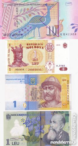 4 billets de banque des Carpates et des Balkans 15 Narbonne (11)