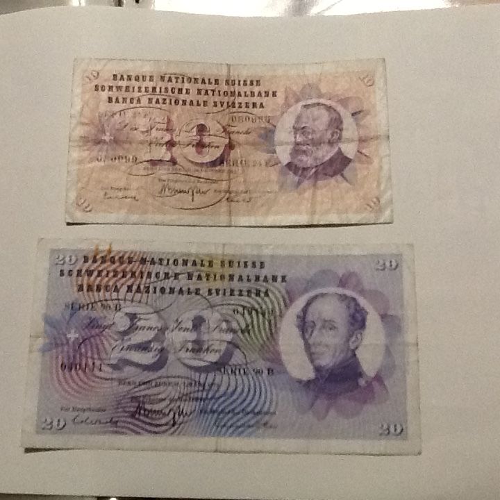 Billets de banque suisse 0 Noisy-le-Grand (93)