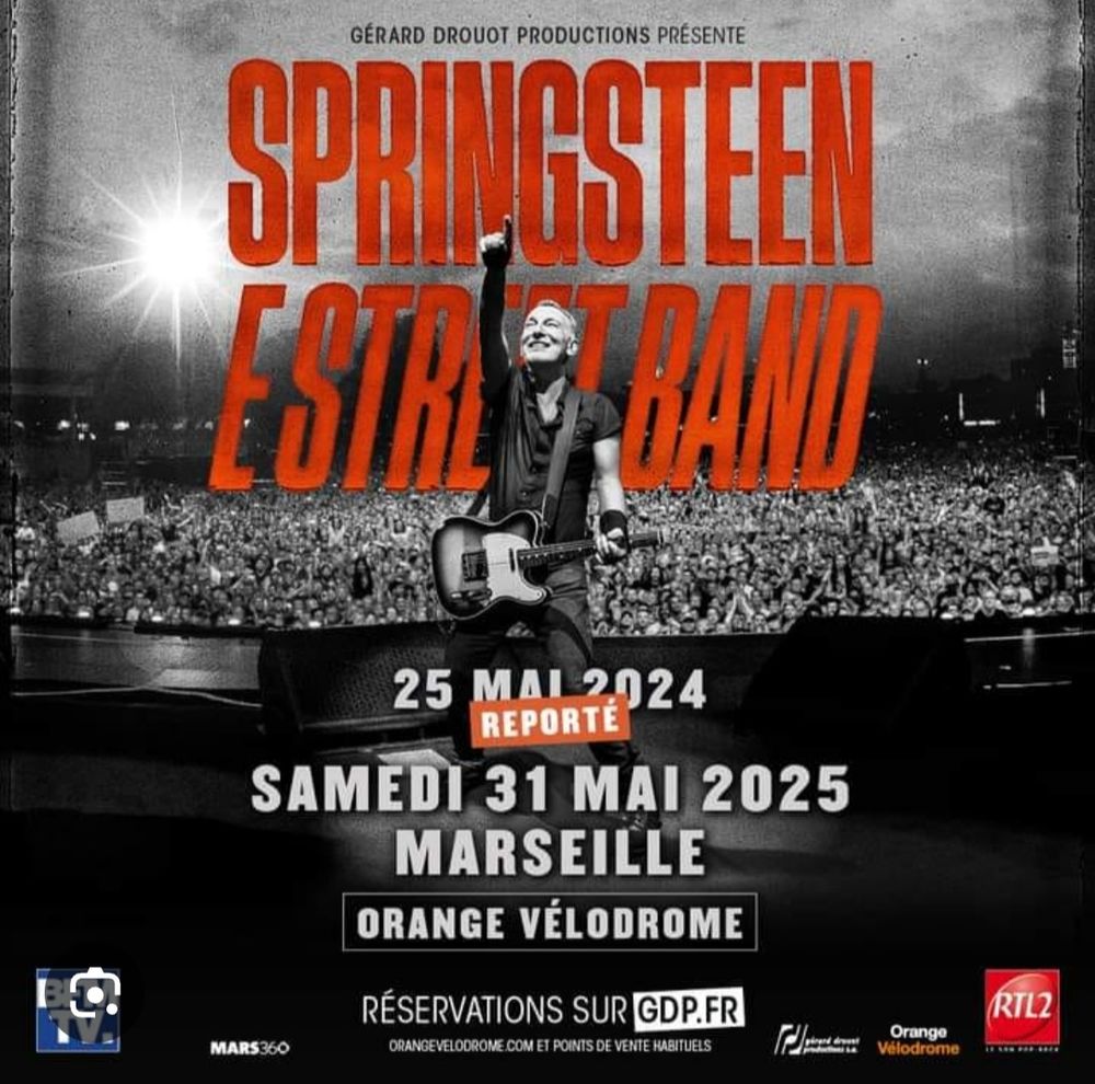 2 billets carr� or Springsteen marseille 150 Angoul�me (16)