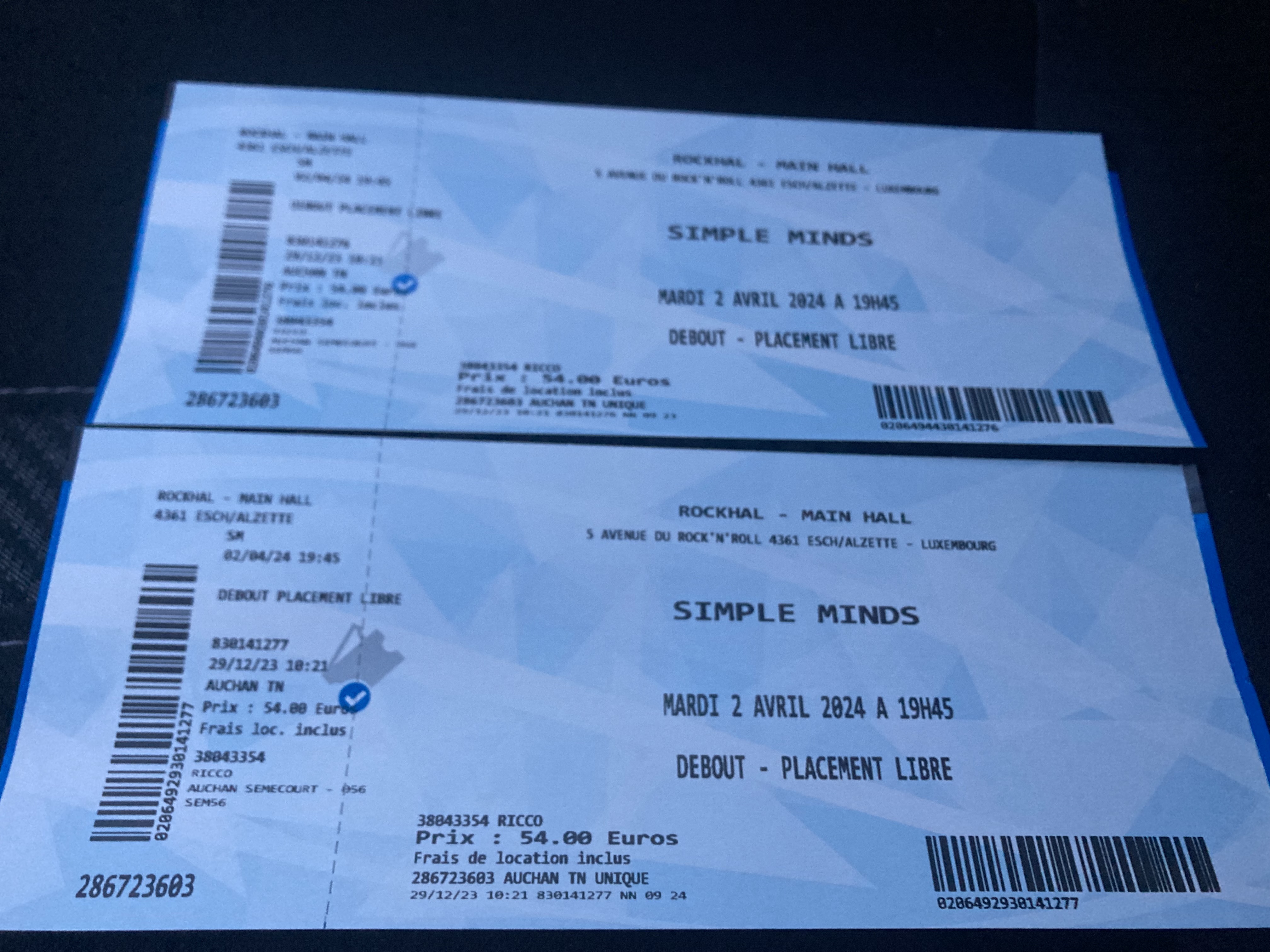 Billets concert Simple Minds 45 Vitry-sur-Orne (57)