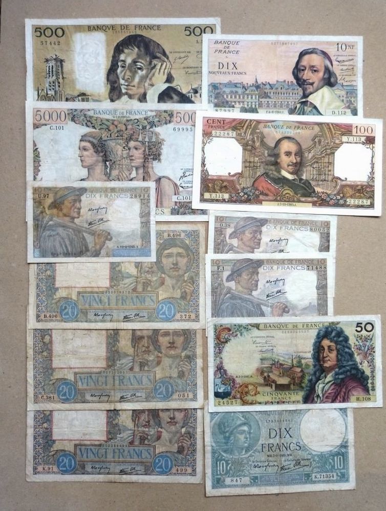 lot de 12 billets divers 165 Raismes (59)