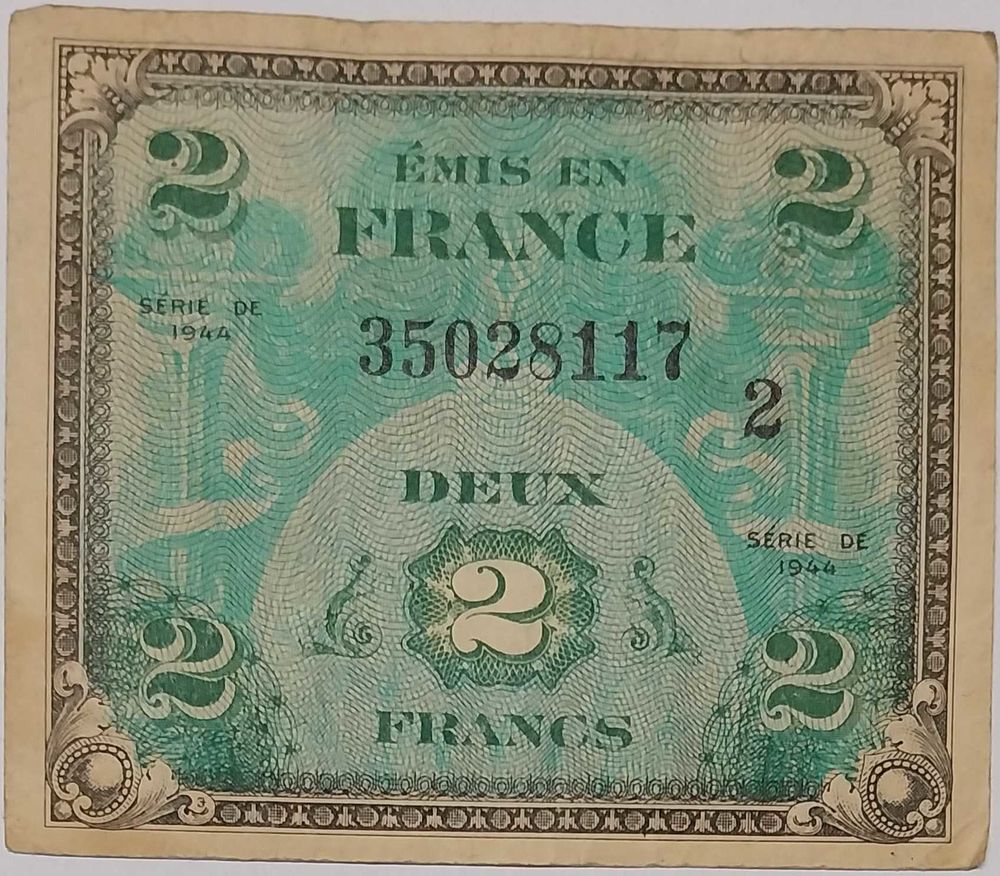 Billets de 2 francs 80 Vallon-en-Sully (03)