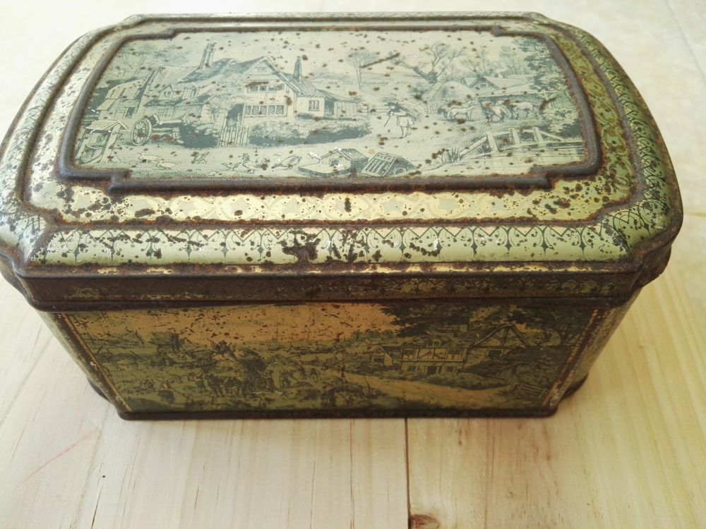 biscuit lithographie huntley et Palmers box bo�te vintage 7 Asni�res-sur-Seine (92)