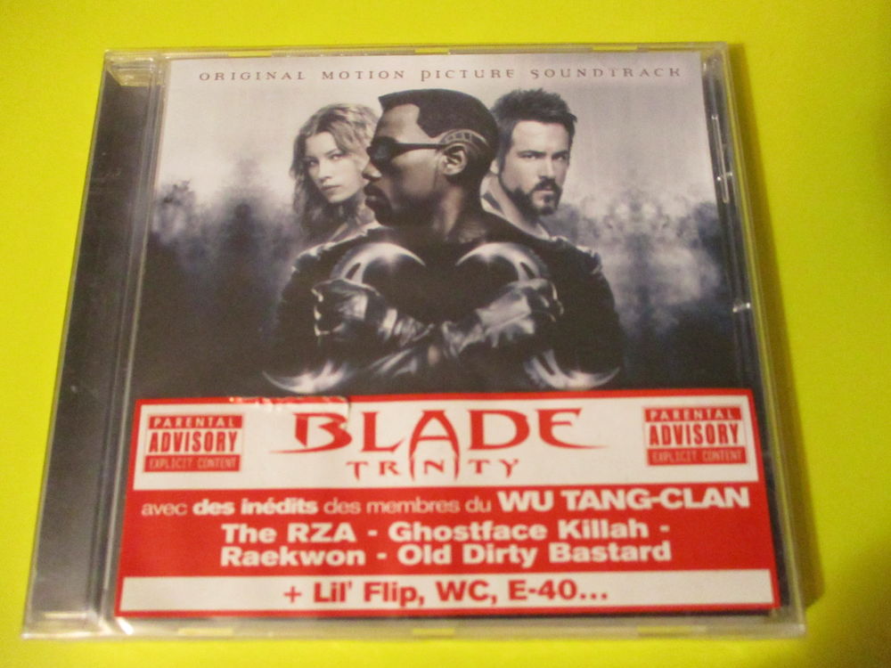 BLADE TRINITY CD BOF RZA WU TANG CLAN NEUF 6 Lognes (77)