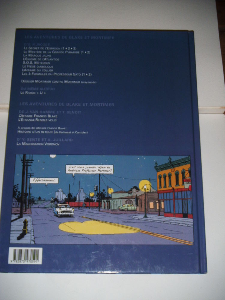 Blake Et Mortimer Létrange Rendez Vous Edgar P Jacobs - 