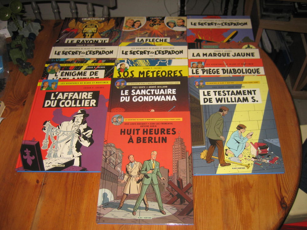 lot 13 bd BLAKE ET MORTIMER 1 a 3+6 a 10+18+24+29+rayon u 1+2 �tat neuf 100 C�zy (89)