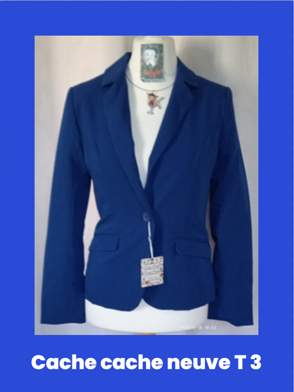 Blazer neuf Cache cache T3 30 Halsou (64)