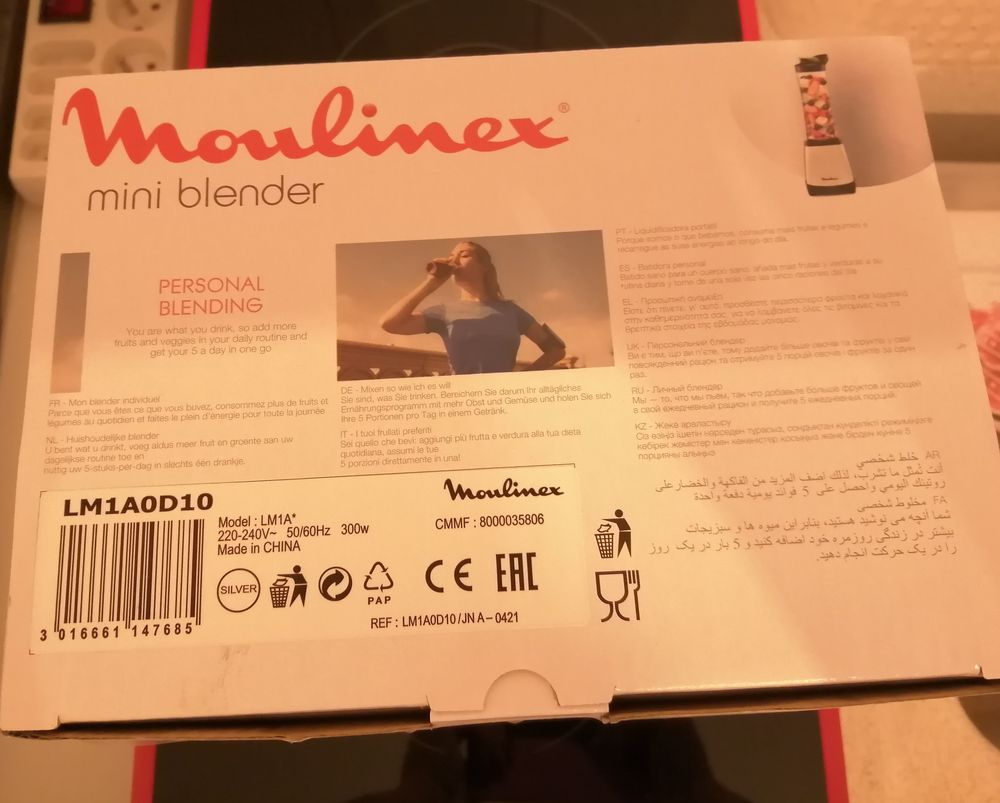  Blender Personnal Moulinex
LM1A0D10
Neuf
40 Pont-sur-Yonne (89)