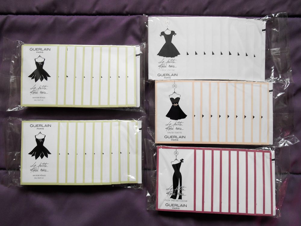 Blister de 10 d'�chantillons de parfum La petite robe noire 15 Villejuif (94)