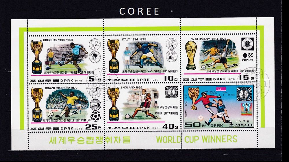 Bloc de COREE sur la COUPE du MONDE de FOOTBALL 2 Les �glisottes-et-Chalaures (33)