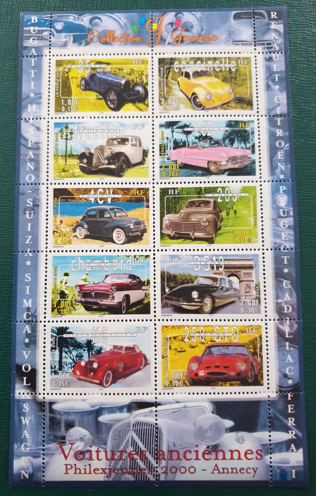 Bloc Feuillet BF30 en dessous faciale 2 Jou�-l�s-Tours (37)