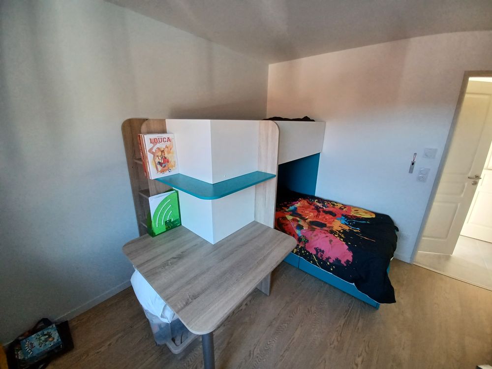 Bloc 2 Lits superpos�s avec 2 bureaux, penderie, �tag�res 0 Aurec-sur-Loire (43)