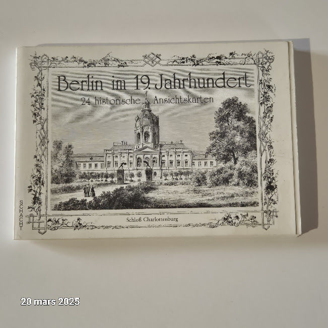 Bloc de 24 reproductions de cartes postales sur Berlin en 18 5 Saumur (49)