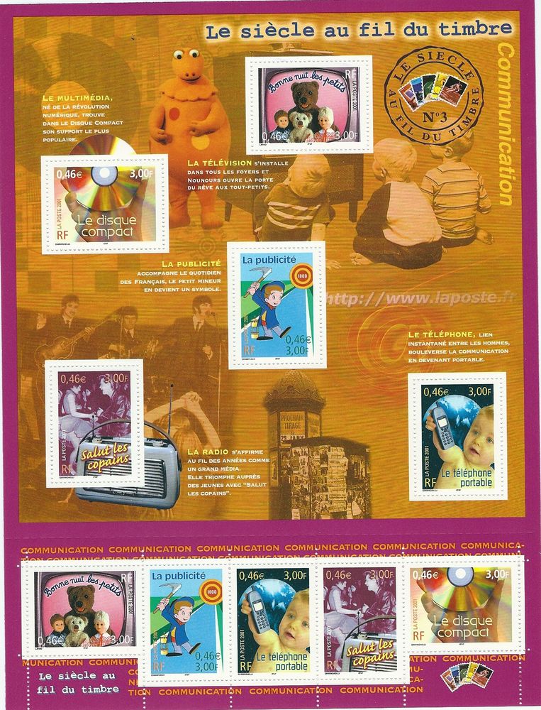 BLOCS FEUILLETS   Le si�cle au fil des timbres  0 Mulhouse (68)