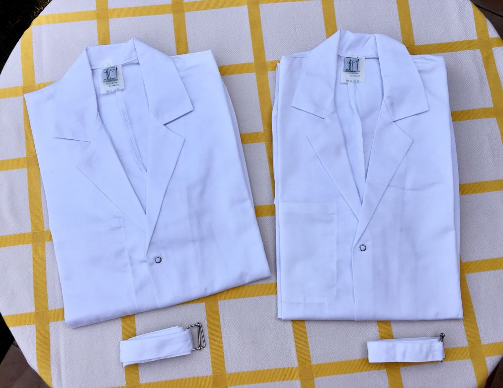 Blouse blanche manches longues NEUVE; Taille 3 (T46);2 dispo 14 L'Isle-Jourdain (32)