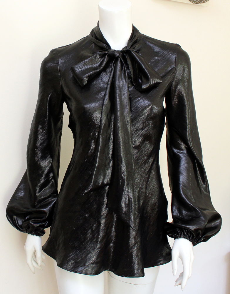 Top blouse lavalli�re lurex JEROME L'HUILLIER T.38 Fr 120 Issy-les-Moulineaux (92)