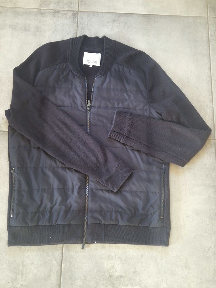 Blouson bleu marine 40 Lambesc (13)