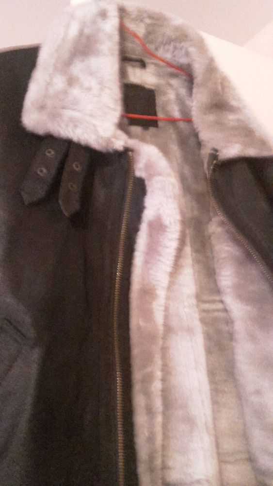 blouson en cro�te de cuir fourer 40 Yerres (91)