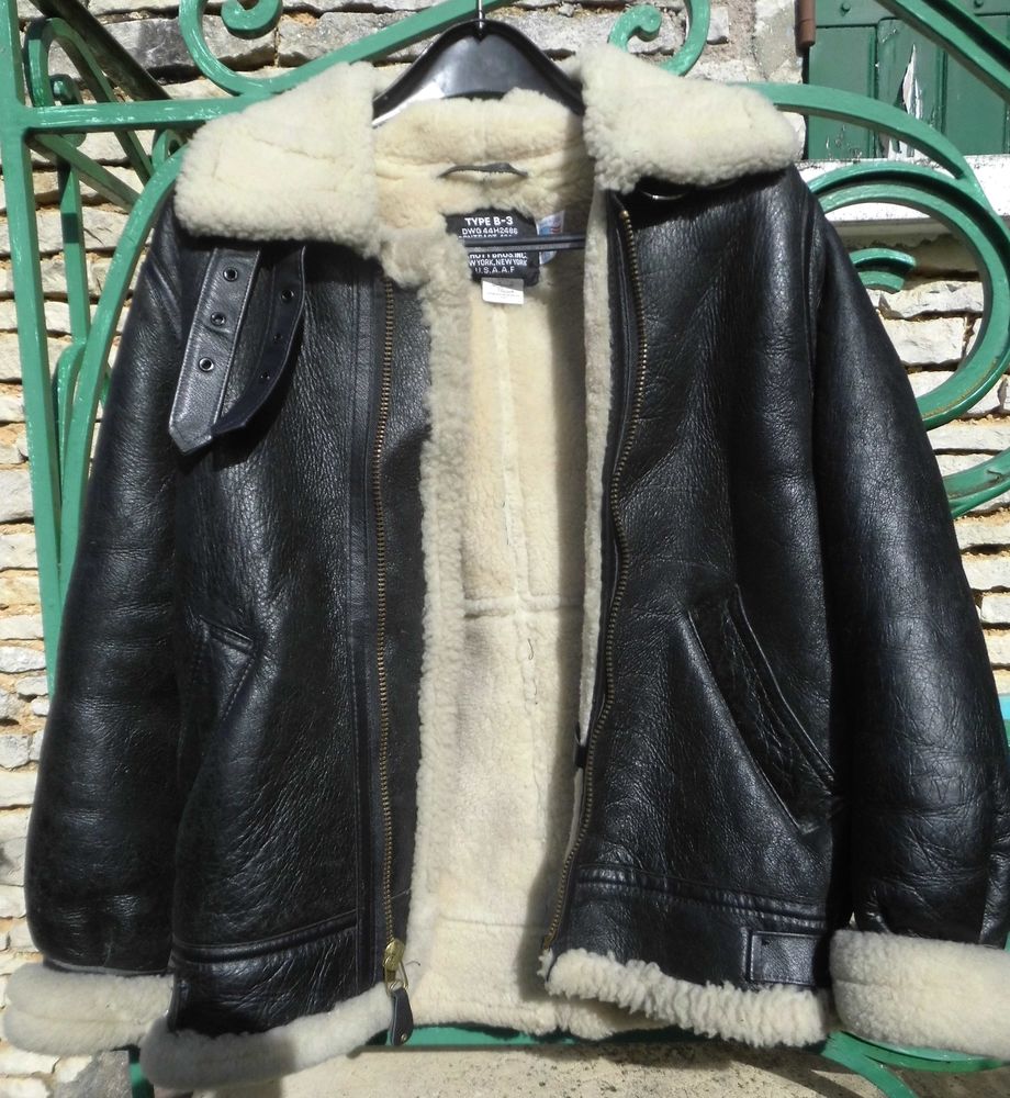 BLOUSON CUIR US AIRFORCE 250 �tivey (89)