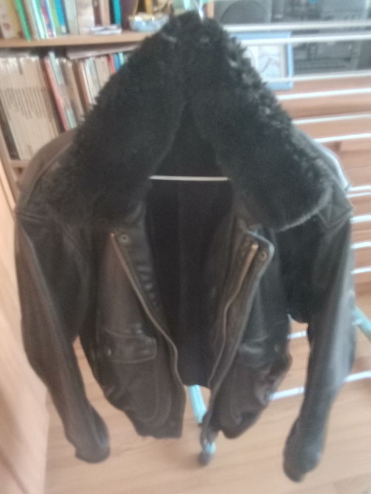 Blouson cuir aviateur 40 Landerneau (29)