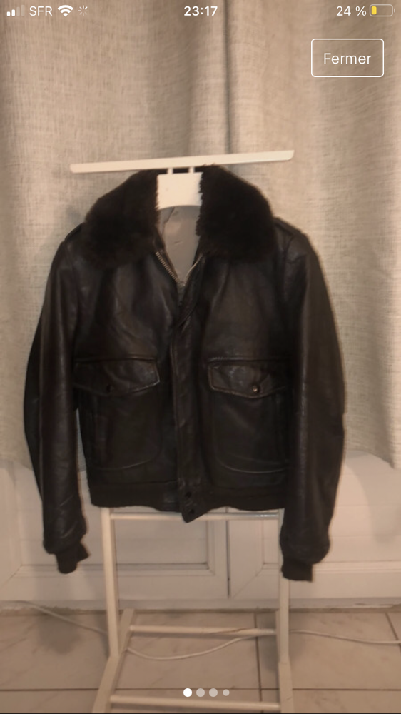 Blouson en cuir Cooper 110 B�doin (84)