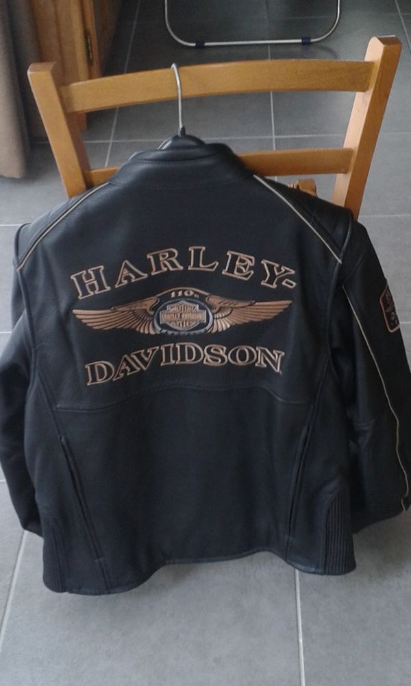 Blouson cuir Harley Davidson  0 Mésigny (74)