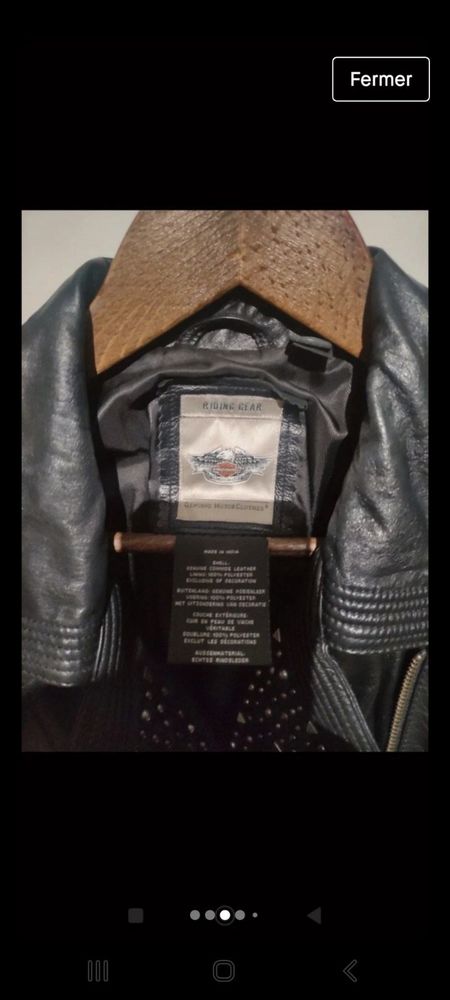 Blouson en cuir Harley Davidson 500 Surzur (56)