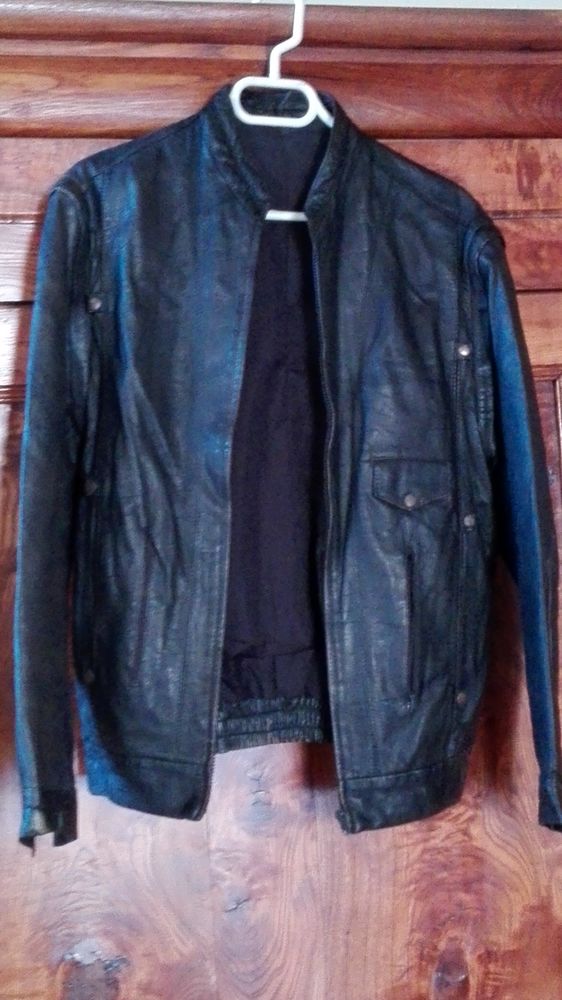 Blouson cuir noir 30 Leg� (44)